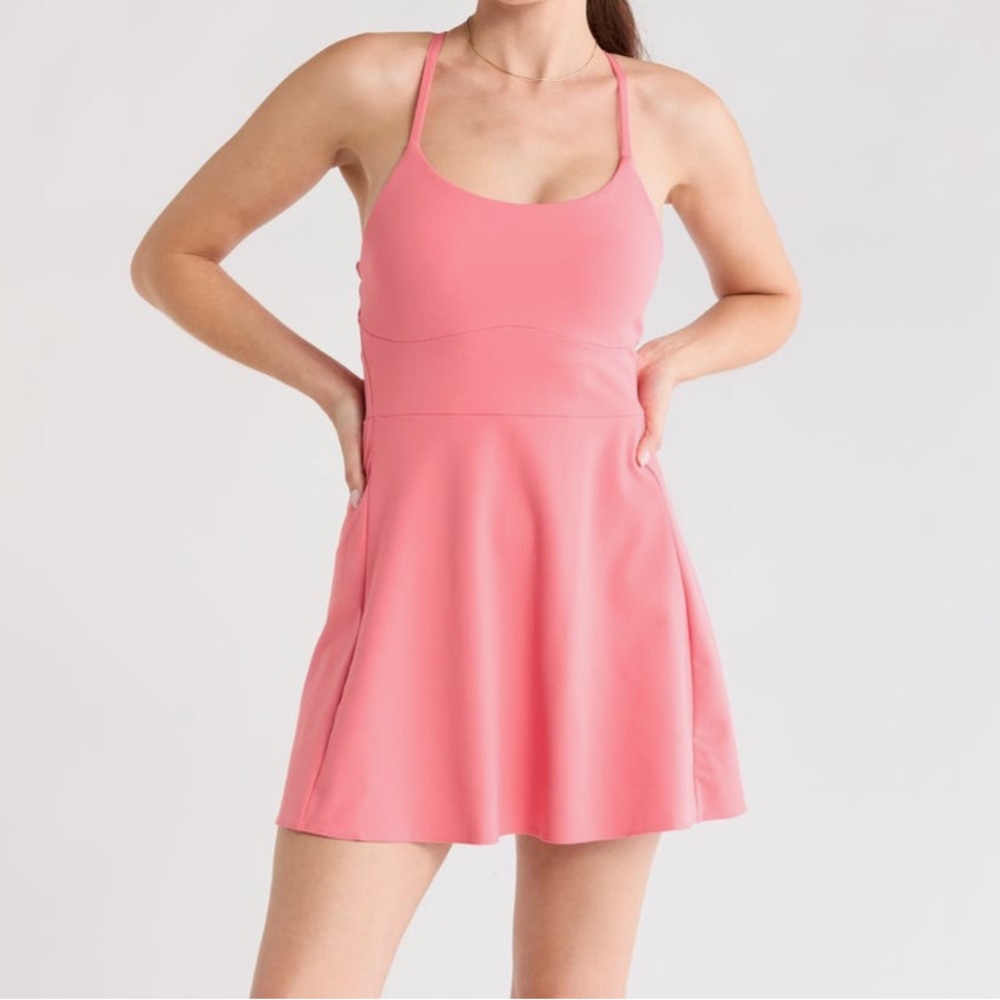 Z by Zella Outscore Active Dress - Pink Dune